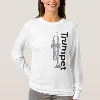T-shirt Trompette Hoody de dames (adapté)