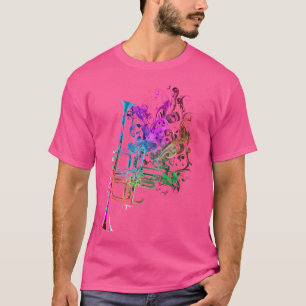 T-shirt Trompette Musicien Coloré Trumpet Cadeau Trumpets