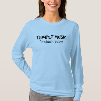 T-shirt trompette musique de chemise