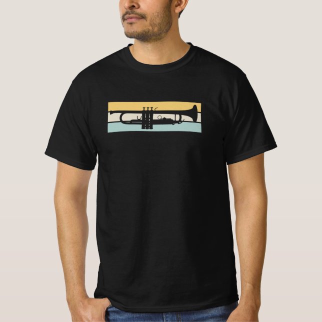 T-shirt Trompette Vintage (Devant)