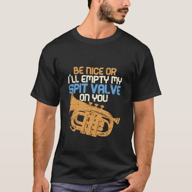 T-shirt Trompettes de bande marcheuse (Devant)