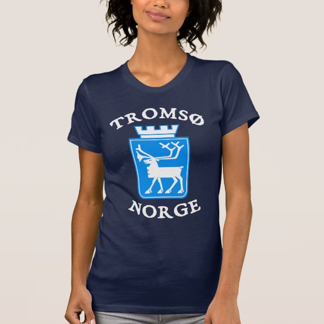 T-shirt Tromsø, Norvège (Norge) (Devant)