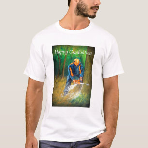 T-shirt tronçonneuse pour avoir réussi votre cadeau de dip