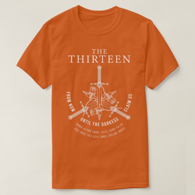 T-shirt Trône de verre Le treize Manon Blackbeak (Design devant)