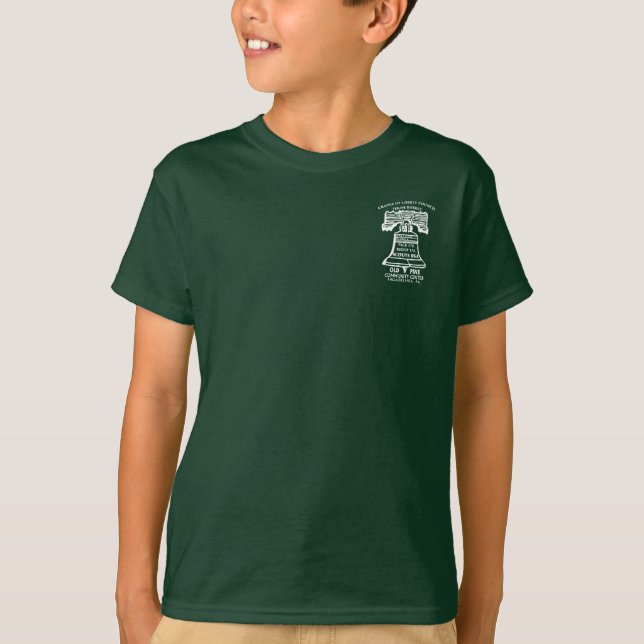 T-shirt Troop Youth Back Logo Green Shirt (Devant)