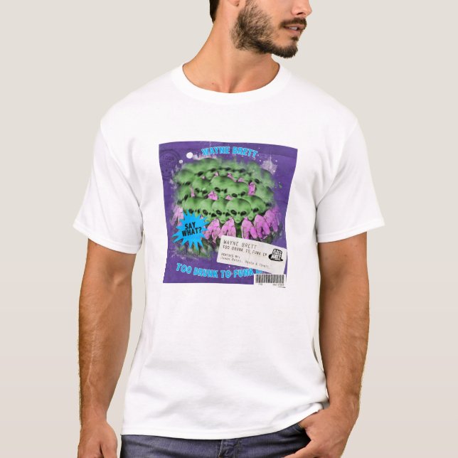 T-shirt Trop bu pour se dégonfler (Devant)