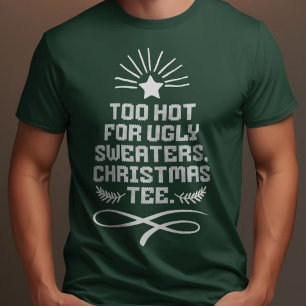 T-shirt Trop Chaud Pour Les Chauffeurs Vilains, Vert Tee D