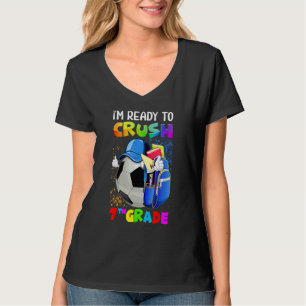 T-shirt Trop cool je suis prêt à déchirer en 7ème année de