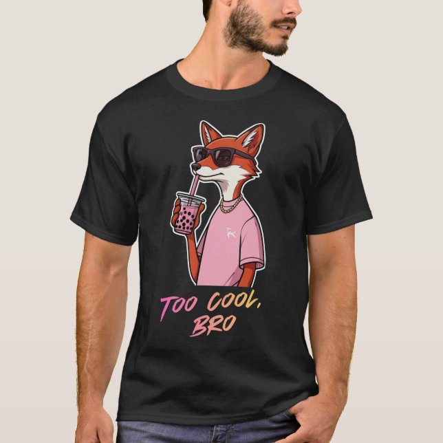 T-shirt Trop cool, mec (Devant)