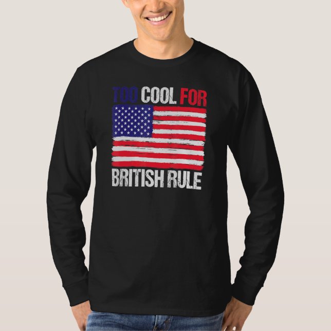 T-shirt Trop Cool pour la domination britannique Drapeau a (Devant)