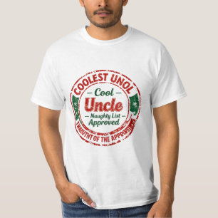 T-shirt Trop cool pour la liste des vilains Moderne Noël