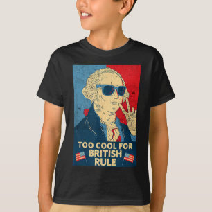 T-shirt Trop Cool Pour La Règle Britannique - George Washi
