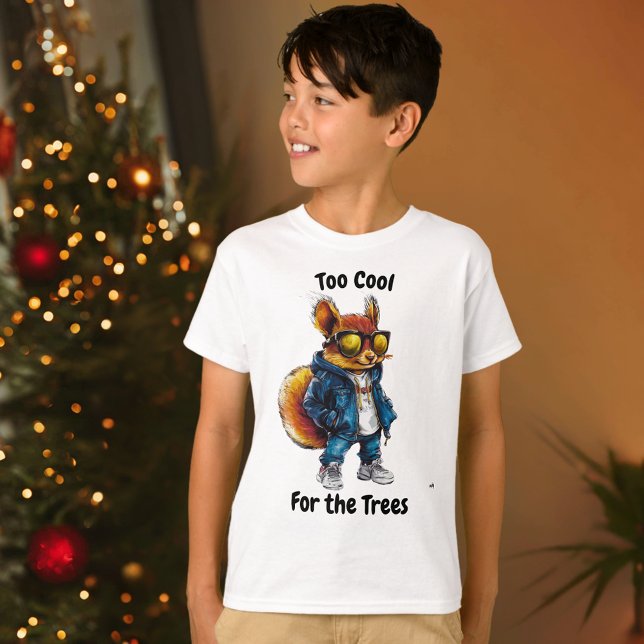 T-shirt Trop Cool pour les arbres" Squirrel Style urbain d (Créateur téléchargé)
