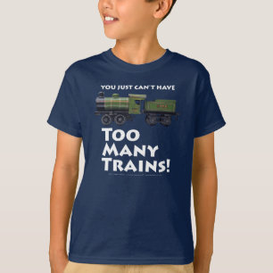 T-shirt Trop d'antiquité de trains (type blanc)