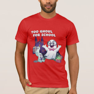 T-shirt Trop de fantôme pour l'école - Punité de fantôme d