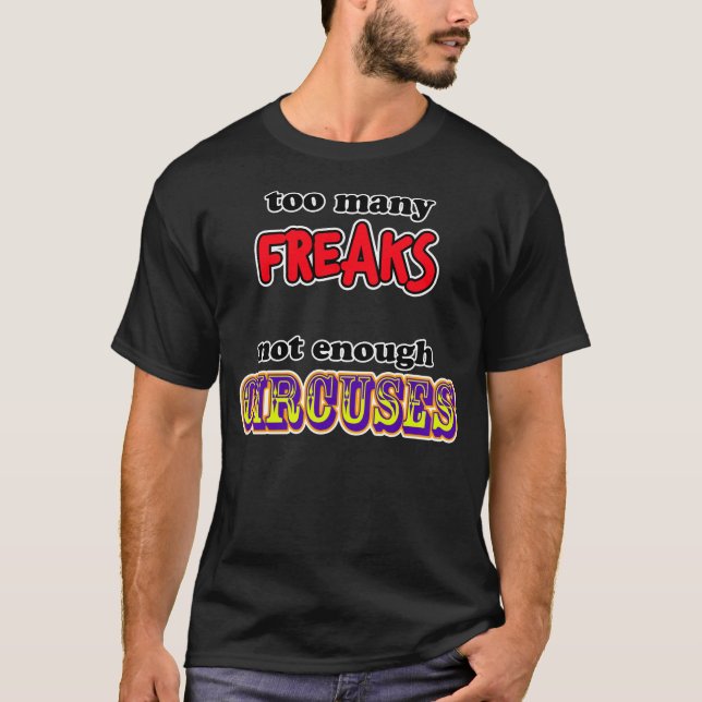 T-shirt Trop de phénomènes (Devant)