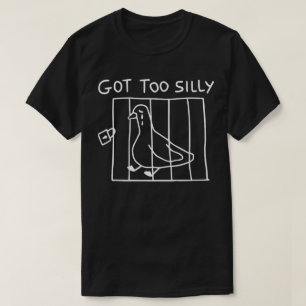 T-shirt Trop drôle Dinde Idiote – Mème drôle unisexe 