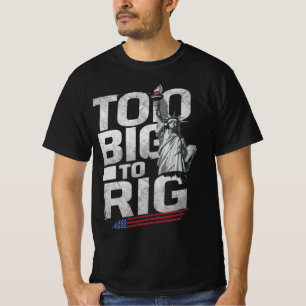 T-shirt Trop Gros Pour Truquer Drôle Trump 2024 Ramble Cit