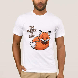 T-shirt Trop habile pour s'en soucier - Illustration du re