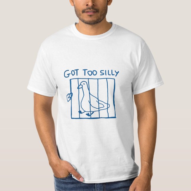 T-shirt Trop idiot (Devant)