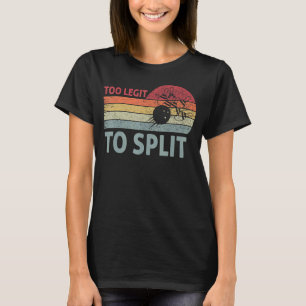 T-shirt Trop Legit Pour Fractionner Team Bowling Vntage Re