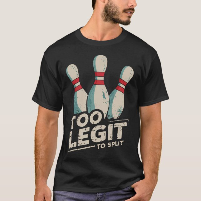 T-shirt Trop légitime pour se diviser (Devant)