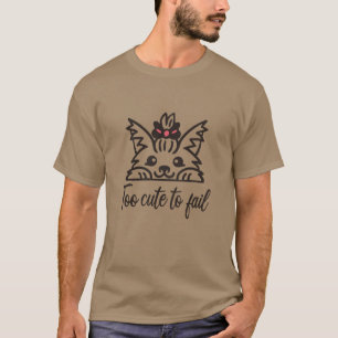 T-shirt Trop mignon pour échouer