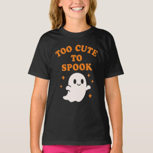 T-shirt Trop mignon pour effrayer - Drôle de fille fantôme