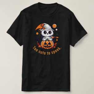 T-shirt Trop mignon pour effrayer Mignon fantôme Tee