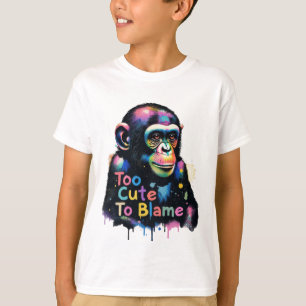 T-shirt "Trop mignon pour être blâmé"