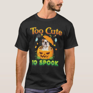T-shirt Trop mignon Pour Parler Anglais Chien Chien À Ball