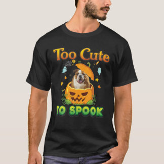 T-shirt Trop mignon Pour Parler Chien Chien À Balle Hallow