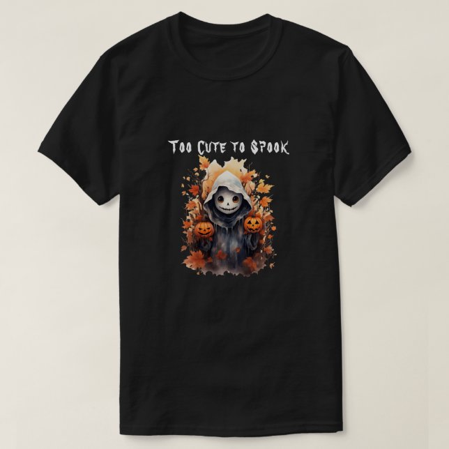 T-shirt Trop mignon Pour Parler De Fantôme (Design devant)