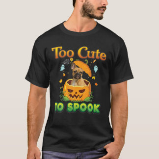 T-shirt Trop mignon Pour Parler Français Chien Chien À Bal