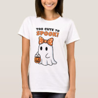 Trop mignon pour parler ! Kawaii Ghost Halloween T