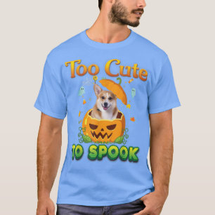 T-shirt Trop mignon Pour Parler Welsh Corgi Chien Hallowee