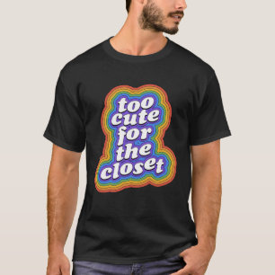 T-shirt Trop Mignonne Pour Le Gay pride Arc-En-Ciel Arc-En