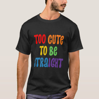 T-shirt Trop pour être hétéro