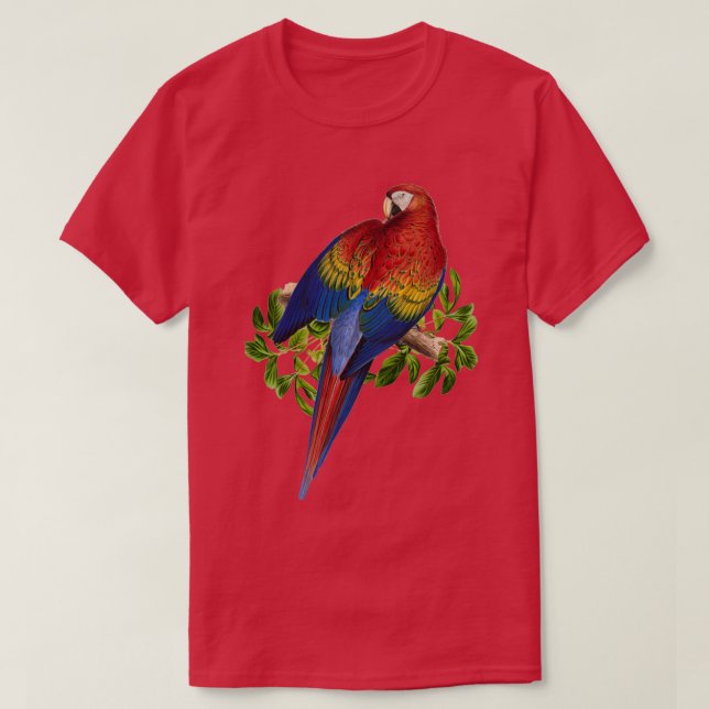 T-shirt Tropcal bird multicoloré (Design devant)