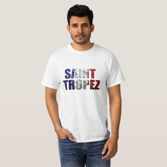 T-shirt tropez de saint (Devant entier)