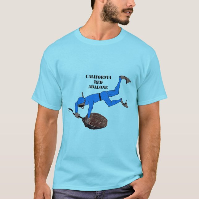 T-shirt Trophée de Californie Freediving Abalone Diver URM (Devant)