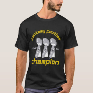 T-shirt Trophée de champion de ligue de football fantastiq