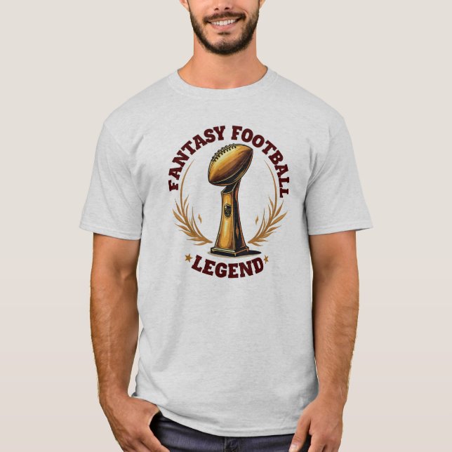 T-shirt Trophée de la légende du football Imaginaire Tee (Devant)