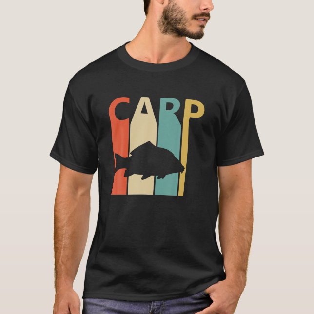 T-shirt Trophée De Poisson De Carpe Pour Pêcheur (Devant)