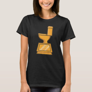 T-shirt Trophée de toilette pour 1 prix de perdants   1