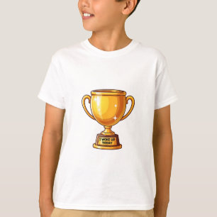 T-shirt Trophée Drôle Je Me Suis Réveillé Aujourd'hui Enfa