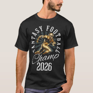 T-shirt Trophée du champion de football fantastique 2026