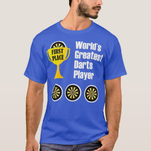 T-shirt Trophée du meilleur joueur de fléchettes - fléchet