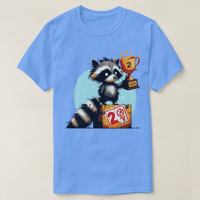 T-shirt Trophée Loser Raccoon (Design devant)