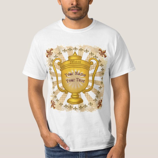 T-shirt Trophée Maman personnalisée (Devant)